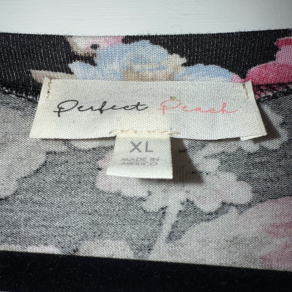 Perfect Peach Women’s XL Floral Print Dress - Picture 2 of 3